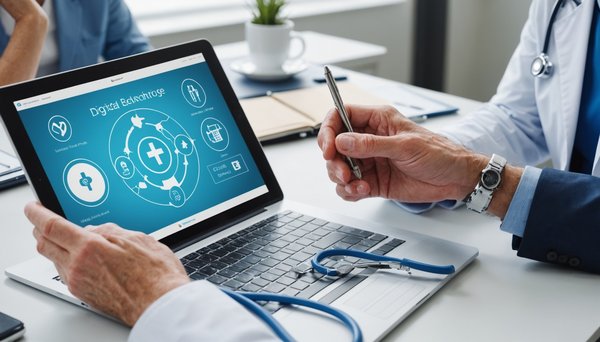 How are digital technologies transforming healthcare in the UK?